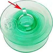 Box of 25 Clear GREEN Bobbins For Viking Husqvarna White Home #4125615-45 #4123078-G,HUSQVARNA VIKING Rose Designer Platinum Lily Series, Pfaff