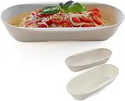 Astro 510-52 Pasta Bowl & Colander, Beige, Microwave Cooker, Pasta Maker, Easy Time Saving, Cooking Utensils, Steam Pasta, Made in Japan