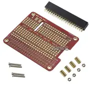 New 40-Pin GPIO Extension Board DIY Proto HAT Shield For Raspberry Pi 3B/3B+/4B