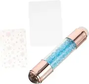 MERRYHAPY Nail Stamper Set Fall Nail Plate Stamping Kit French Nail Tool Silicone Nail Tools