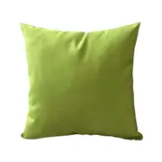 Cotton Canvas Cushion Cover Pillow Case - Apple Green