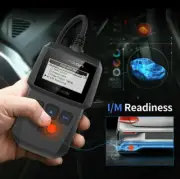 Honda Toyota EOBD OBDII Code Reader Scanner Diagnostic Check Engine I/M MIL Tool