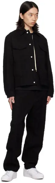 Towel jacket XS black