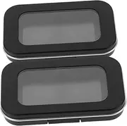 EPIGEIST 2pcs Practical Eyeshadow Blush Case with Mirror Empty Makeup Palette for Home Daily Use Cosmetic Storage Box for Makeup Lovers