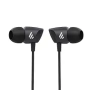 H235P Metallic HiFi Stereo Super Bass In-ear Sport Music Wired Control Earphone with Mic for Windows Phone iOS BLACK COLOR