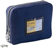 [ヒサゴ] Hisago BGP01 Security Pouch with Lock for A4, Navy