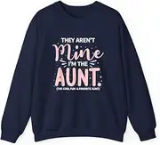 [VidiAmazing] They aren't Mine I'm The Aunt The Cool Fun & Favorite Aunt ds085 T-Shirt