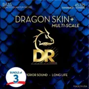 DR Strings Dragon Skin+ Coated Tapered Multi-scale 5-string Bass Guitar Strings
