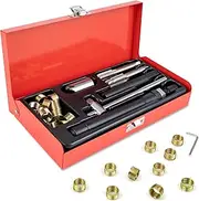 Spark Plug Thread Repair Kit M14x1.25, 9.4mm&15mm Insert Qty 20, Thread Repair Kit with Storage Case