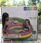 Intex Pool Sunset Glow Baby Inflatable Colorful Pool Size 34in X 10in NEW