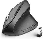 Ergonomic Mouse WM101 Vertical Wireless Mouse 2.4GHz Optical Vertical Mouse w...