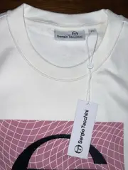 NWT 2XL SERGIO TACCHINI WARP CREWNECK SWEATSHIRT GARDENIA