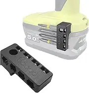 Magnetic 1/4-Inch Hex Bit Holders fit for Ryobi 18v Drill,Hex Screw Bit Storage on Side of Power Drill,Keep Bits Within Reach, Left Side