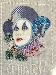 VINTAGE NEEDLEPOINT KIT - THE WINTER FOOL
