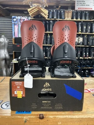 Jones Orion Men’s Snowboard Bindings Red Medium