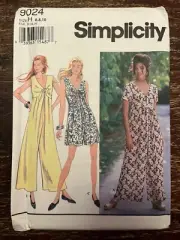 Simplicity 9024 UNCUT Sewing Pattern, Misses' Jumpsuit, Size H (6-10)