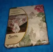 Jacquard Damask Somerset Tablecloth Beatrice 60"x102" Oblong Floral New