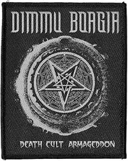 [Plastichead] Dimmu Borgir Death Cult Armageddon Silver Sew on Patch One Size