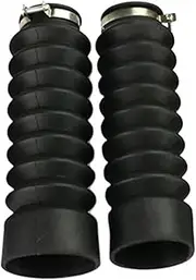 Motorcycle Front Shock Covers Fit for Yamaha Honda Front Fork Cover Motorcycle 30MM 26MM Dust Cover Guard Gaiter Boots Shock Absorber Motorcycle Fork Cover Gaiters(Blue)