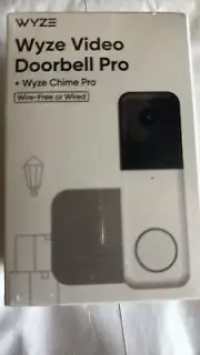 NEW WYZE video Doorbell Pro + Wyze Chime Pro