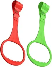 Yardwe 2pcs Pull Up Rings Ergonomic Standing Assistance Handles for Playpen Indoor Support for Training and Physical Growth Convenient Detachable Design