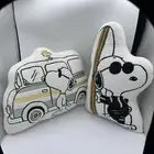 Peanuts Snoopy Joe Cool Surfer Sherpa & Beach Wagon Pillow Set NWT