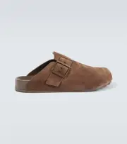 [Balenciaga] Balenciaga Sunday suede mules AU 6 brown