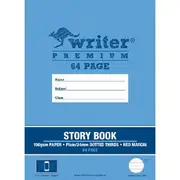 Writer Premium Story Book 24mm Dotted Thirds 64 Page