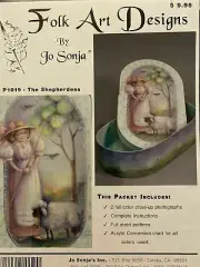 Tole Painting Pattern Packet: The Shepherdess by Jo Sonja Jansen