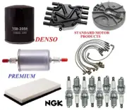 Tune Up Kit Filters Cap Spark Plugs For GMC SAVANA 2500 V8; 5.0L; 5.7L 1996-2000