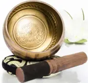 Tibetan Singing Bowl Set Totem Sound Bowl Meditation Bowl Unique Gift Helpful
