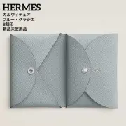 The final HERMES Calvi Duo Blue Gracie B engraved New