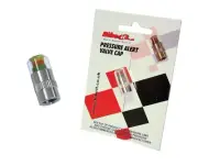 Bike It Motorcycle Pressure Alert Valve Cap Simple Colour-Coded