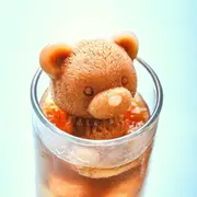 3D Geometric Teddy Bear Ice Cube Silicone Mould
