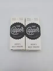 2 X W&P The Capper Bottle Opener & Sealer UNCAPS & RECAPS Compact Black