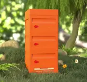 NuHive BEEHIVE 30 FRAMES IN 3 BOXES, MESH, BEE HIVE BEEKEEPING BOX COMPLETE SET