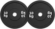 HCE Bumper Plates Olympic Weight Plates Set High-Quality Rubber Bumper Barbell Weight Plates with Steel Hub for Home,Gym,Weightlifting,Strength Training and Bodybuilding
