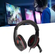 Gaming Headset With 3.5mm Plug Wired Headphone Noise Cancelling Over Ear Mute