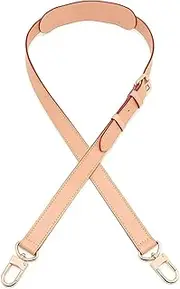 [OULARIOA] Senral Luggage Bag Strap Vachetta Leather Cross Body Replacement Strap for Keep All 45 50 55 Speedy 35 40 With Gold Hardware