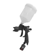 Walcom Genesi Carbonio 360 Evo Halo Digital CLEAR Spray gun 1.3 Nozzle w/ Cup