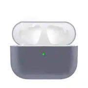 2 Pcs Silicone Earphone Case For Airpods Pro Shockproof Cases For Apple Bluetooth Headset Protective Cover lavender