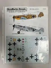 NEW Vtg AeroMaster 48-228 Bf-109's Military War Model Airplane 1/48 Decal (AKV3)