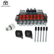 7 Spool 11GPM 40L BSPP Hydraulic Controller Interface With Conversion Plug