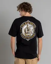 [The Mad Hueys] The Mad Hueys Men's Fk Off Fish On T-Shirt in Black Size Large L Black