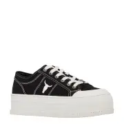 DEALBREAKER BLACK CANVAS / OFF WHITE SNEAKERS