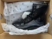 Women's Dr. Martens 1460 W Patent Leather Combat Boots in Black, Size 8 US8 EU39
