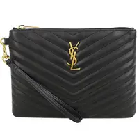 在飛比找蝦皮商城優惠-YSL SAINT LAURENT經典MONOGRAM V縫