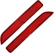 Rear Bumper Reflector, 1 Pair Rear Bumper Reflective Marker Lamp Light Reflector, for Nissan, for Murano, 3.5L 2015-2022, Red 26560-8990B Rear Bumper Reflector