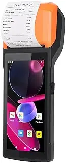 Handheld Android 13.0 POS Receipt Pr PDA Terminal Support 1D B ode Scanner 2D B ode Scanning 4G NFC Card Reading WiFi BT Comm ation with 5.5 Inch Screen 58mm Width Thermal Multicolor17 NFC Version