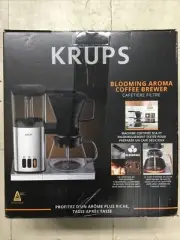 KRUPS Essential Brewer 8 Cup Drip Coffee Maker Machine SCA-Certified Blooming